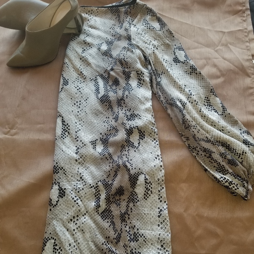 Silk shift dress/ tunic
